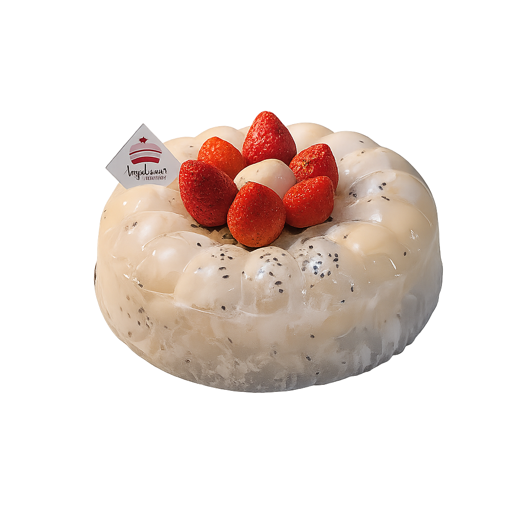 Coconut Leci Pudding